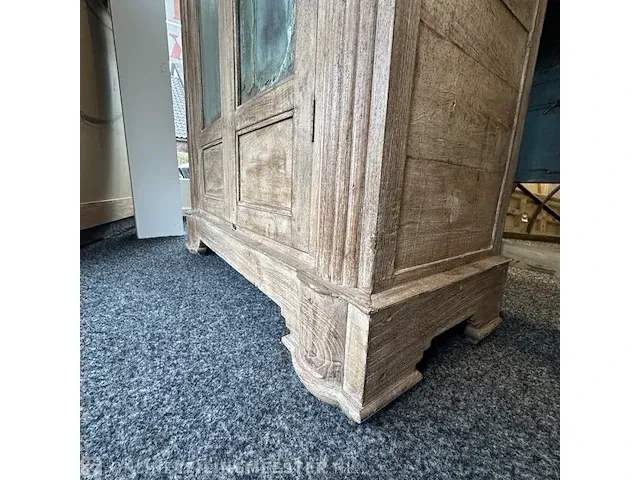 Vintage 2-deurs kast, 129x55x197 cm - afbeelding 5 van  6