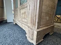 Vintage 2-deurs kast, 129x55x197 cm - afbeelding 5 van  6