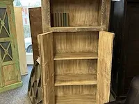 Vintage 2-deurs kast, 96x45x191 cm - afbeelding 2 van  5