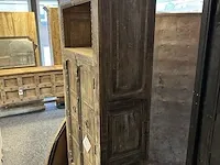 Vintage 2-deurs kast, 96x45x191 cm - afbeelding 3 van  5