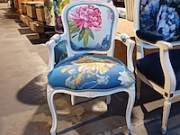 Vintage 2-zits bank en stoel, by louise - afbeelding 2 van  13