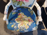 Vintage 2-zits bank en stoel, by louise - afbeelding 4 van  13