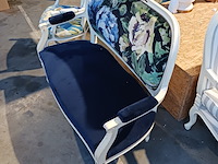 Vintage 2-zits bank en stoel, by louise - afbeelding 7 van  13