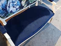 Vintage 2-zits bank en stoel, by louise - afbeelding 11 van  13