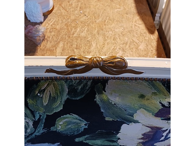 Vintage 2-zits bank en stoel, by louise - afbeelding 13 van  13