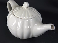 Vintage aardewerk theepot - afbeelding 3 van  5
