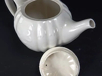 Vintage aardewerk theepot - afbeelding 4 van  5