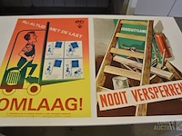 Vintage affiches veiligheid - afbeelding 3 van  6