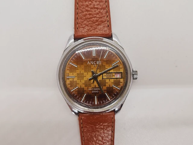Vintage ancre antishock 2000 mechanische handwinder - afbeelding 3 van  8