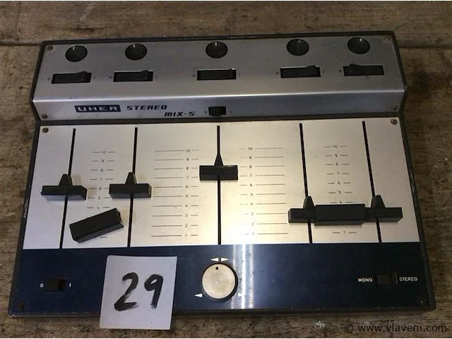 Vintage audio mixer - afbeelding 1 van  3