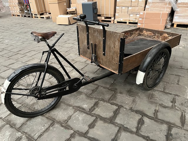 Vintage bakfiets - afbeelding 5 van  5