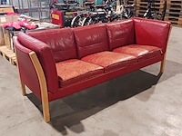 Vintage bank, rood - afbeelding 1 van  13