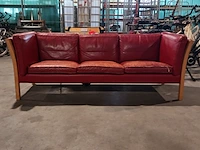 Vintage bank, rood - afbeelding 6 van  13