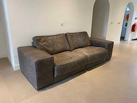 Vintage bankstel 250cm - antraciet - afbeelding 2 van  9