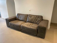 Vintage bankstel 250cm - antraciet - afbeelding 5 van  9