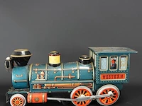 Vintage blikken locomotief - afbeelding 2 van  5