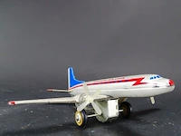Vintage blikken vliegtuig - afbeelding 3 van  5