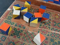 Vintage blokkendoos - afbeelding 2 van  5