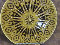 Vintage bord met steun - afbeelding 1 van  2