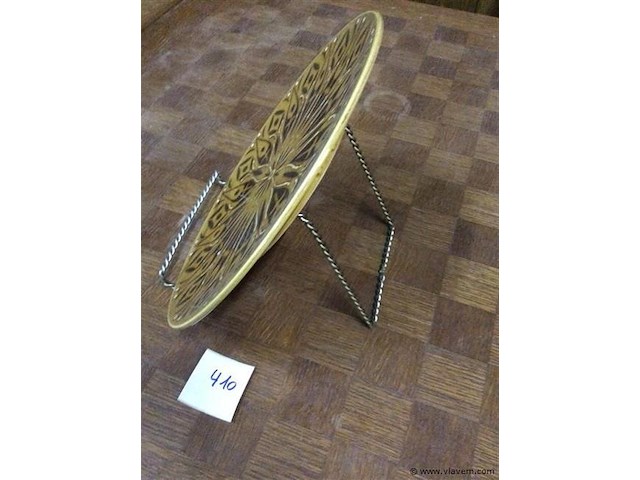 Vintage bord met steun - afbeelding 2 van  2