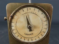 Vintage bronzen weegschaal - afbeelding 2 van  5