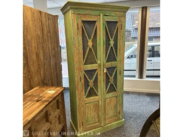 Vintage buffetkast, 95x195x45 cm - afbeelding 1 van  5