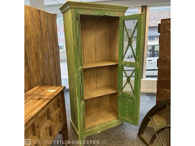 Vintage buffetkast, 95x195x45 cm - afbeelding 2 van  5