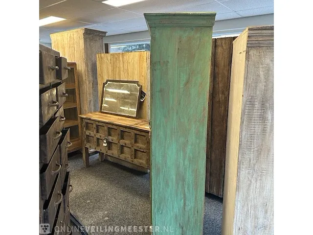 Vintage buffetkast, 95x195x45 cm - afbeelding 4 van  5