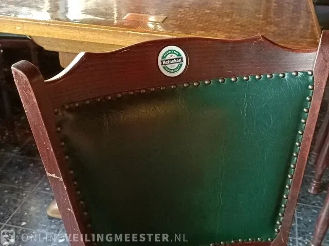 Vintage cafe stoel heineken - afbeelding 2 van  3