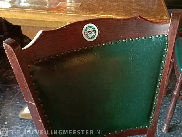 Vintage cafe stoel heineken - afbeelding 2 van  3