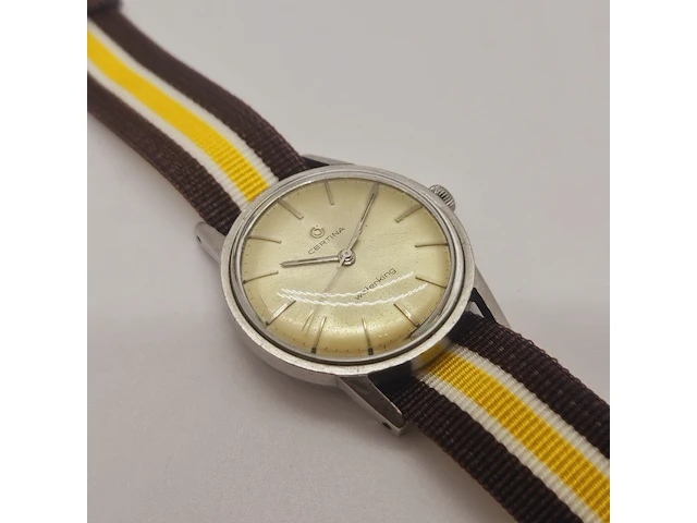 Vintage certina waterking mechanisch horloge - afbeelding 4 van  6
