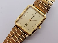 Vintage citizen tank horloge - goudkleurige dresswatch - afbeelding 2 van  7
