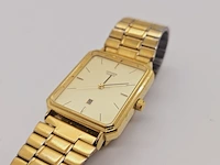 Vintage citizen tank horloge - goudkleurige dresswatch - afbeelding 3 van  7