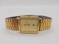 Vintage citizen tank horloge - goudkleurige dresswatch - afbeelding 4 van  7