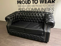 Vintage design sofa - zwart - afbeelding 2 van  11