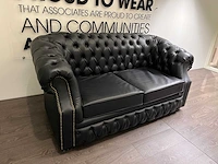Vintage design sofa - zwart - afbeelding 3 van  11