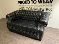 Vintage design sofa - zwart