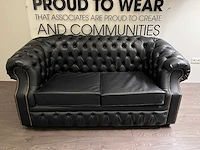 Vintage design sofa - zwart - afbeelding 4 van  11