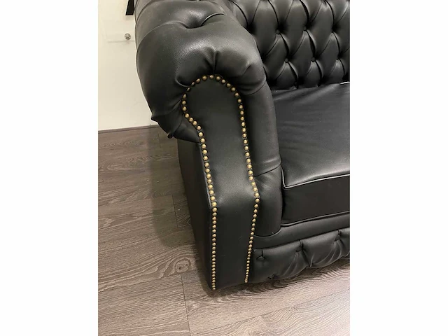 Vintage design sofa - zwart - afbeelding 5 van  11