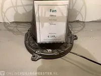 Vintage fan tafellamp grijs - afbeelding 3 van  4