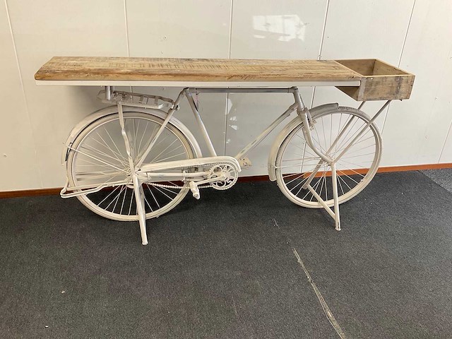 Vintage fietsmeubel - afbeelding 1 van  3