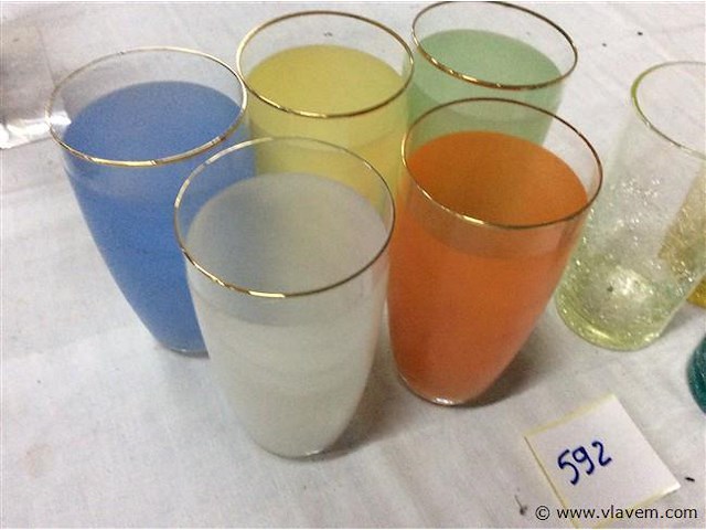 Vintage glazen - afbeelding 2 van  3