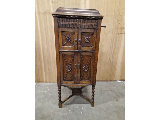 Vintage grammofoon meubel - afbeelding 5 van  17
