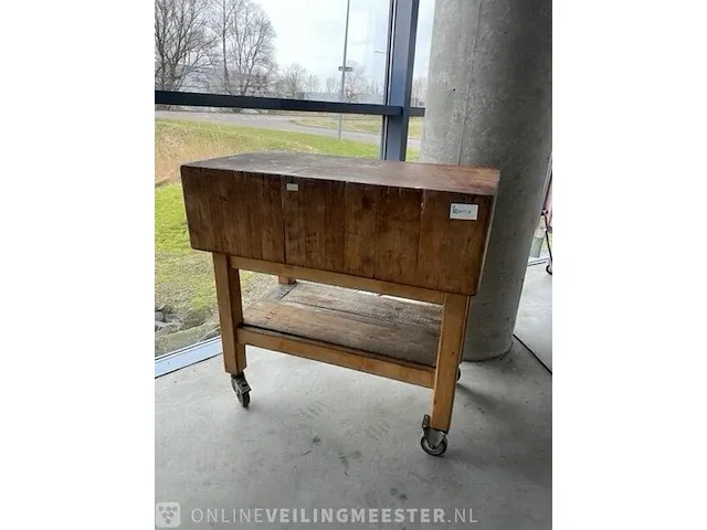 Vintage hakblok - afbeelding 1 van  7