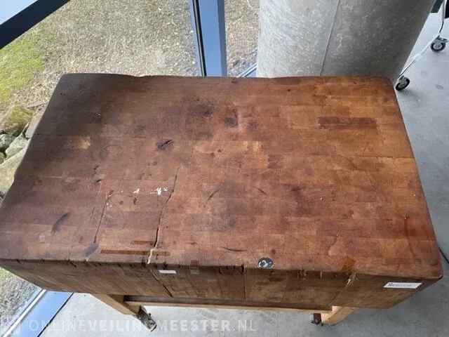 Vintage hakblok - afbeelding 6 van  7