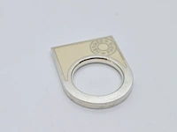 Vintage hermes zilveren ring - maat 51 - afbeelding 1 van  5