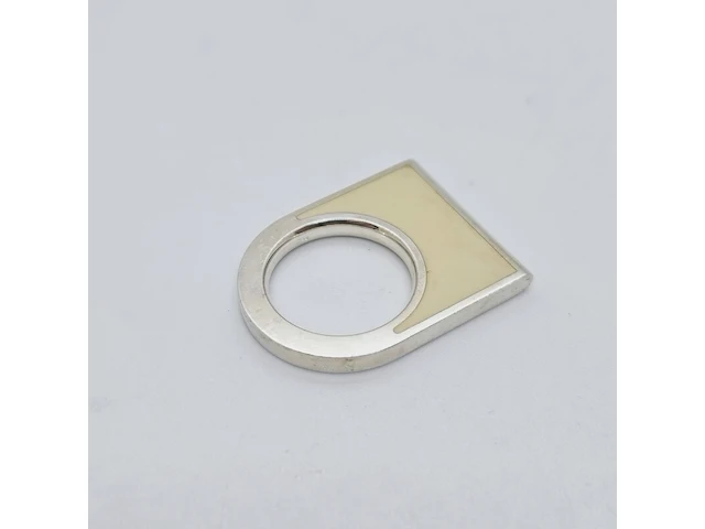 Vintage hermes zilveren ring - maat 51 - afbeelding 2 van  5