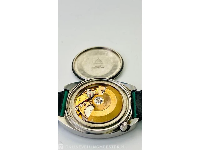 Vintage horloge - alpina automatic president - afbeelding 2 van  6