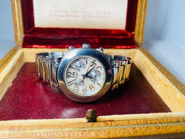 Vintage horloge - balmain swiss - chronograph - afbeelding 1 van  7