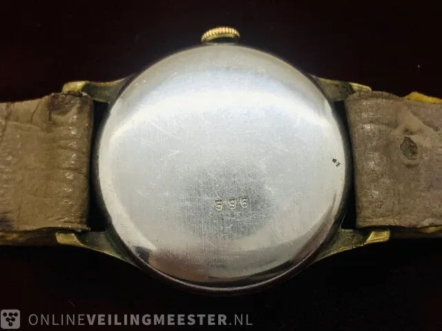 Vintage horloge - belmonte incabloc - mechanische handwinder - afbeelding 4 van  7